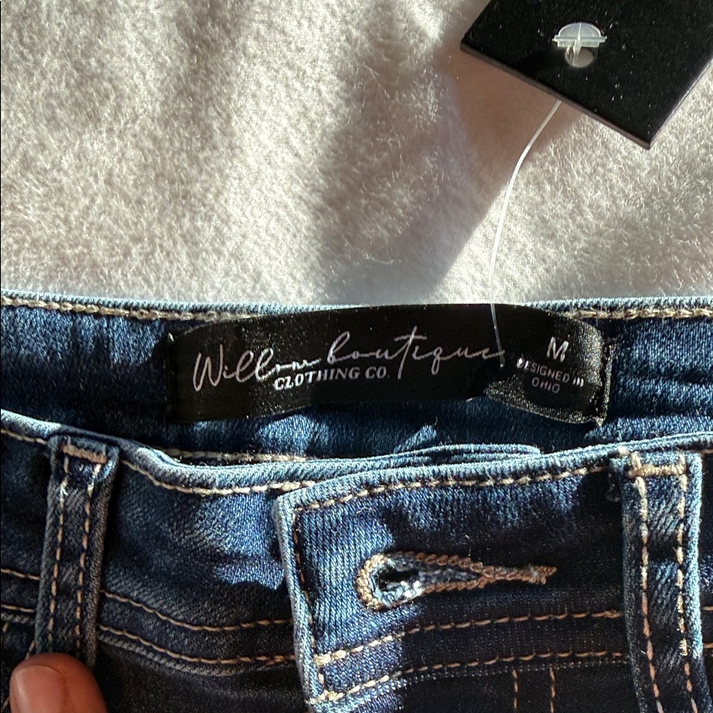 Willow Boutique Women's Classic Blue Boot Cut Jeans
